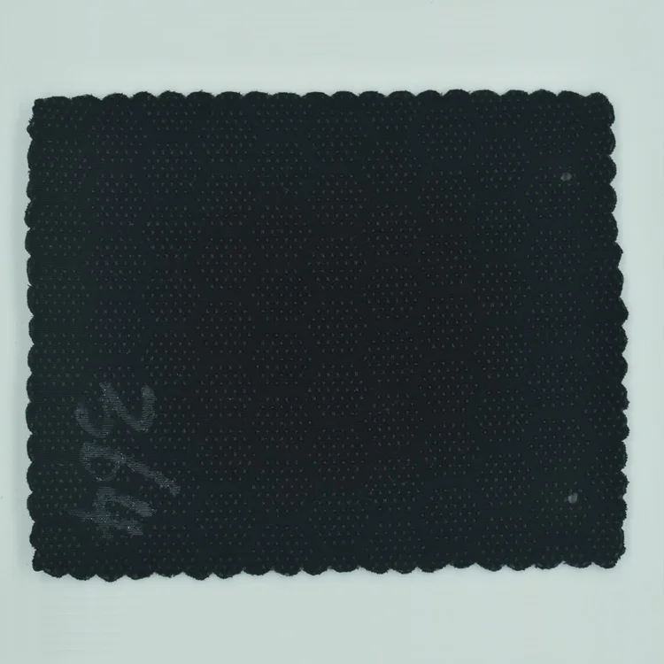 Оптовая продажа, нескользящий Силиконовый неопреновый лист в горошек с черной нейлоновой или полиэфирной тканью для перчаток