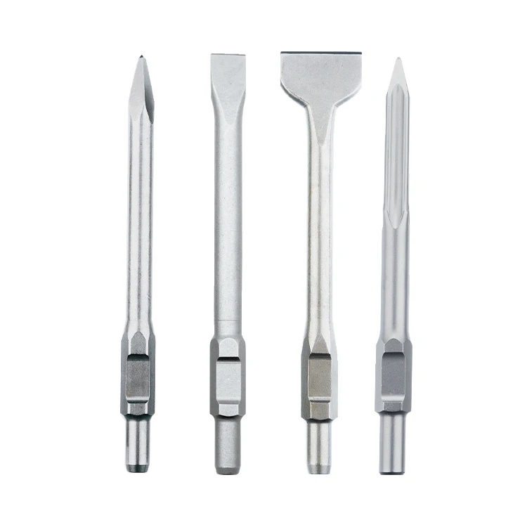30mm PH65A Hex Shank Demolition Jack Hammer Clay Spade Chisel for Removing Hard Dirt Clay and Loose Concrete