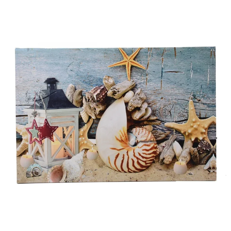 
Высокое качество, современные картины, искусство на холсте, на заказ, led холст, морская раковина 