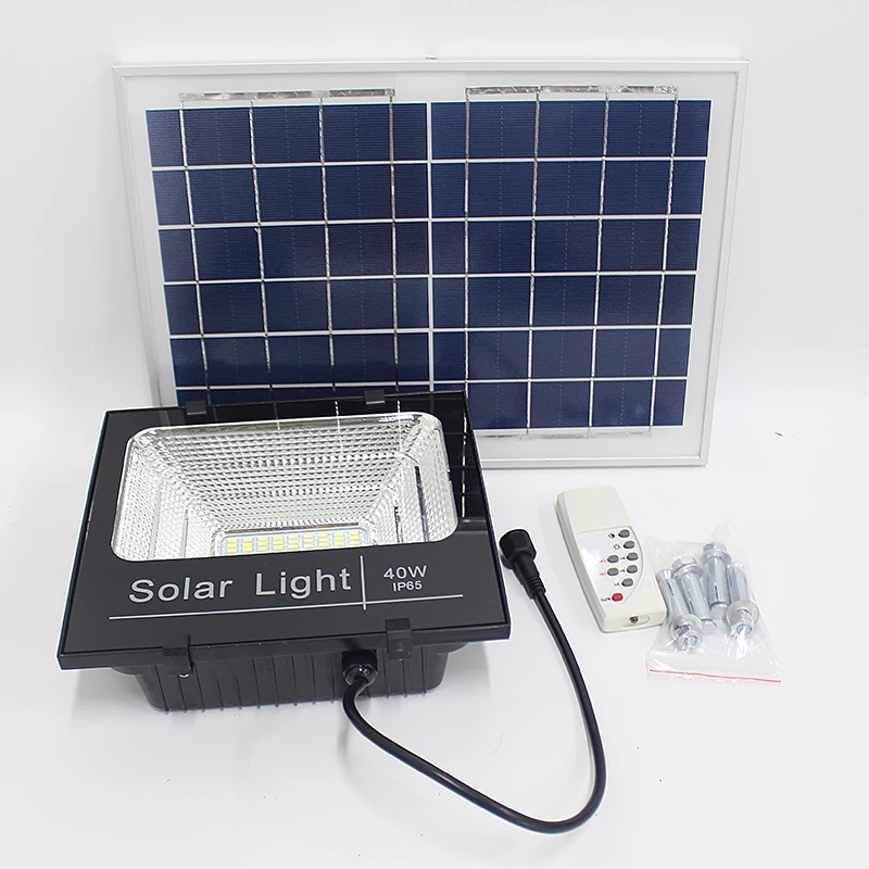 high quality ip65 led solar flood lights 40w