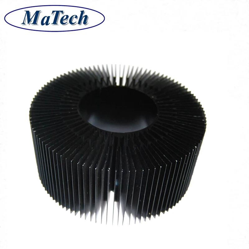 Factory Custom ISO Profile Extrusion Tubular Aluminum Circular Heat Sink