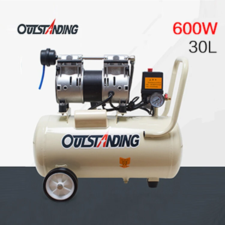 550W-8L Portable Low Noise Oil Free air Compressor - Image 2