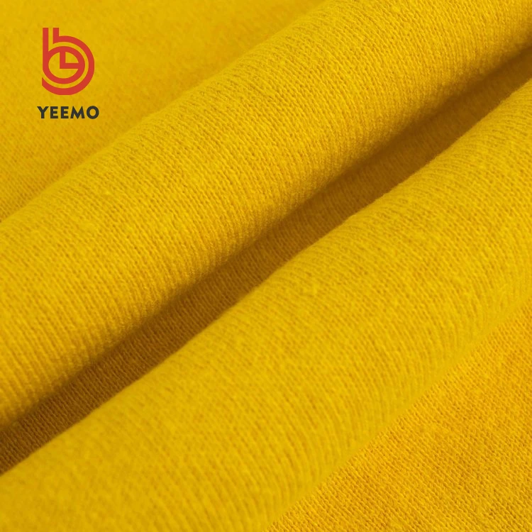 Низкая MOQ органический хлопок конопли ткань французский Терри ткань для осень зима