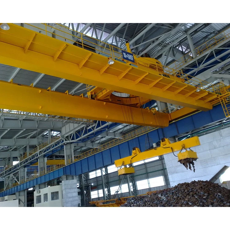 Double Girders Rotation Telescopic Hanging Beam Magnetic Overhead Crane ...