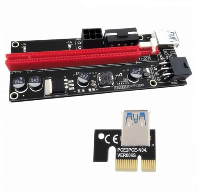 PCI-E 6pin Express 1 X to 16 X Extender - Caiyusheng 009S