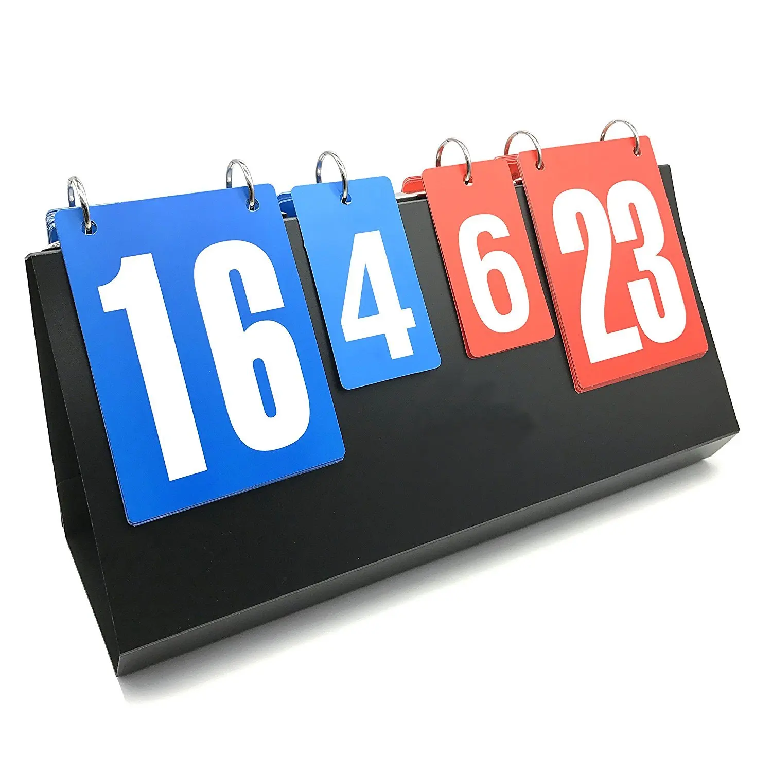 Jinlangte  4 Digital Portable Table Top Scoreboard  Multi Sports Score Flip Score board table tennis scoreboard