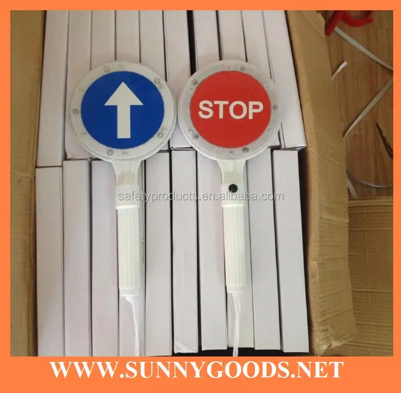 Traffic Control Stop Go Paddle Sign