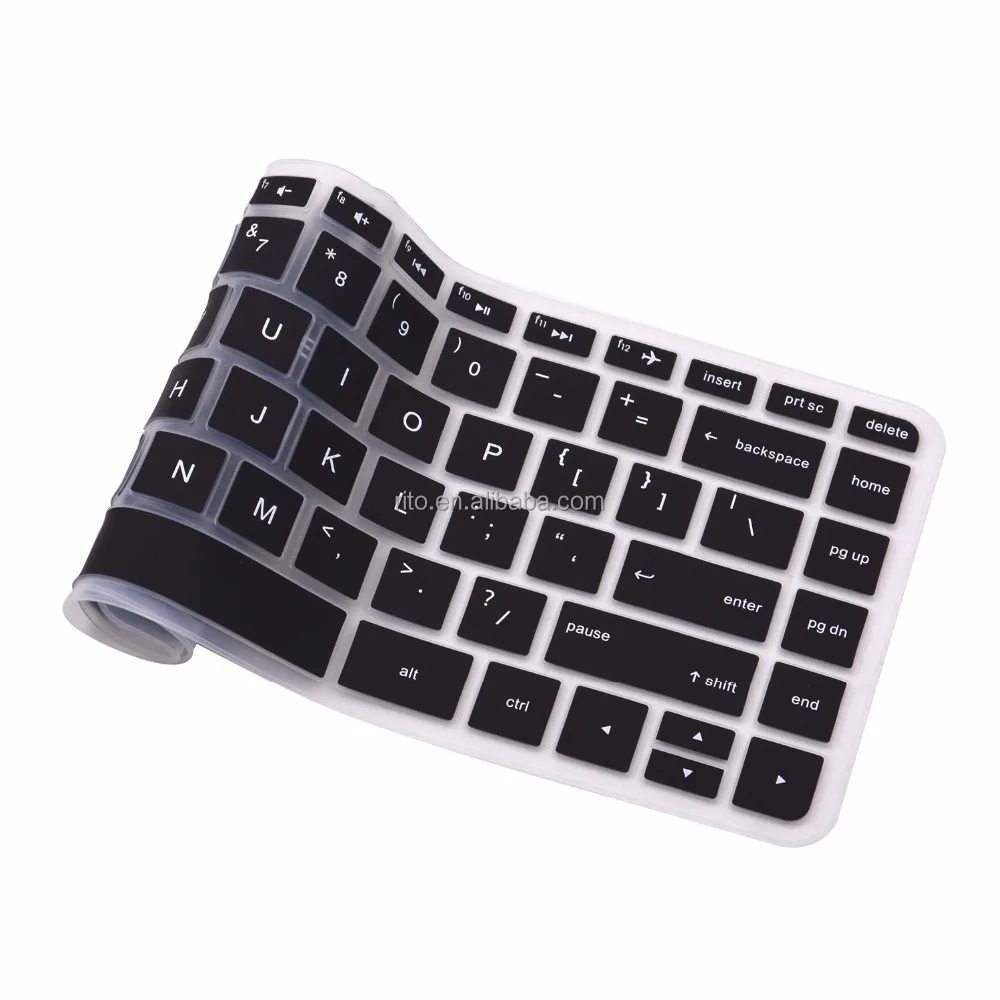 Чехол для клавиатуры ноутбука HP, Черный силиконовый чехол для клавиатуры HP 14 дюймов