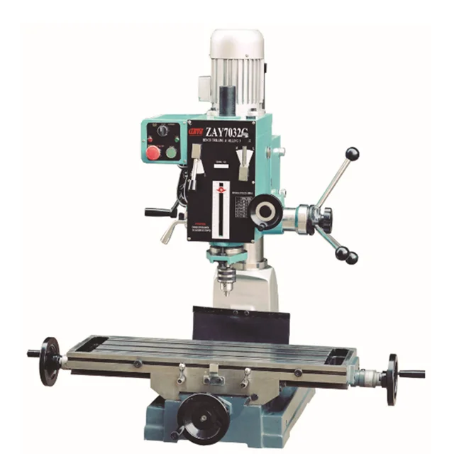 Máquina de Furadeira e Fresadora ZAY7032G - MT4/R8, 1 Ano Garantia