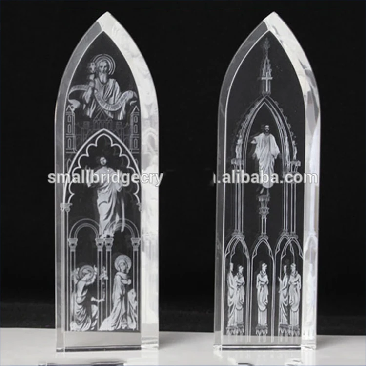 Newly Designed 3D Laser Crystal Religious Gift in 2018