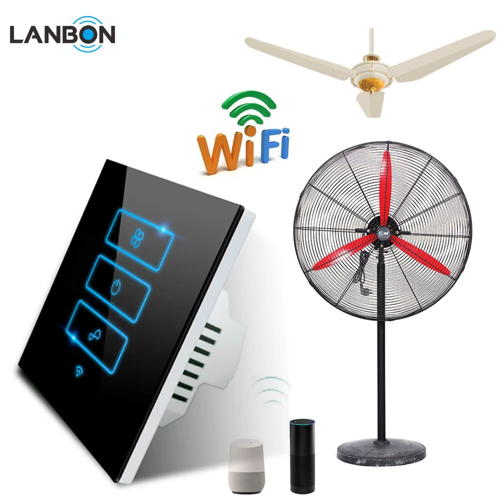 Lanbon Smart Switch Untuk Smart Home Modis Desain Aplikasi Gratis Smart Fan Switch Buy Lanbon Smart Switch