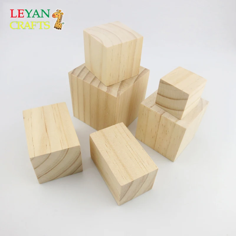 large wooden blocks for crafts