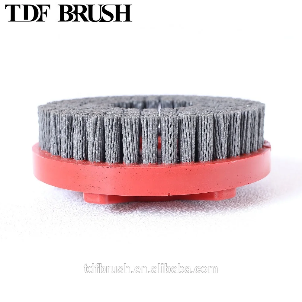 TDF Deburring Disc Brush Glue Injection End Brush Polishing and Grinding Industrial Brush
