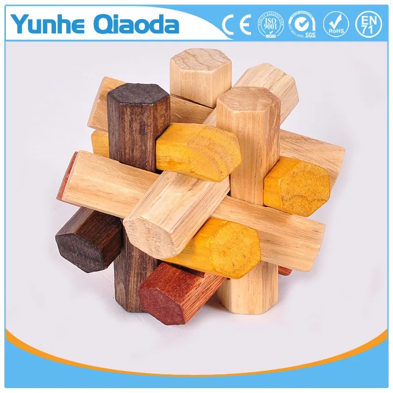 
Интеллектуальные деревянные разблокировать Игрушки kongming Замок головоломки для взрослых 