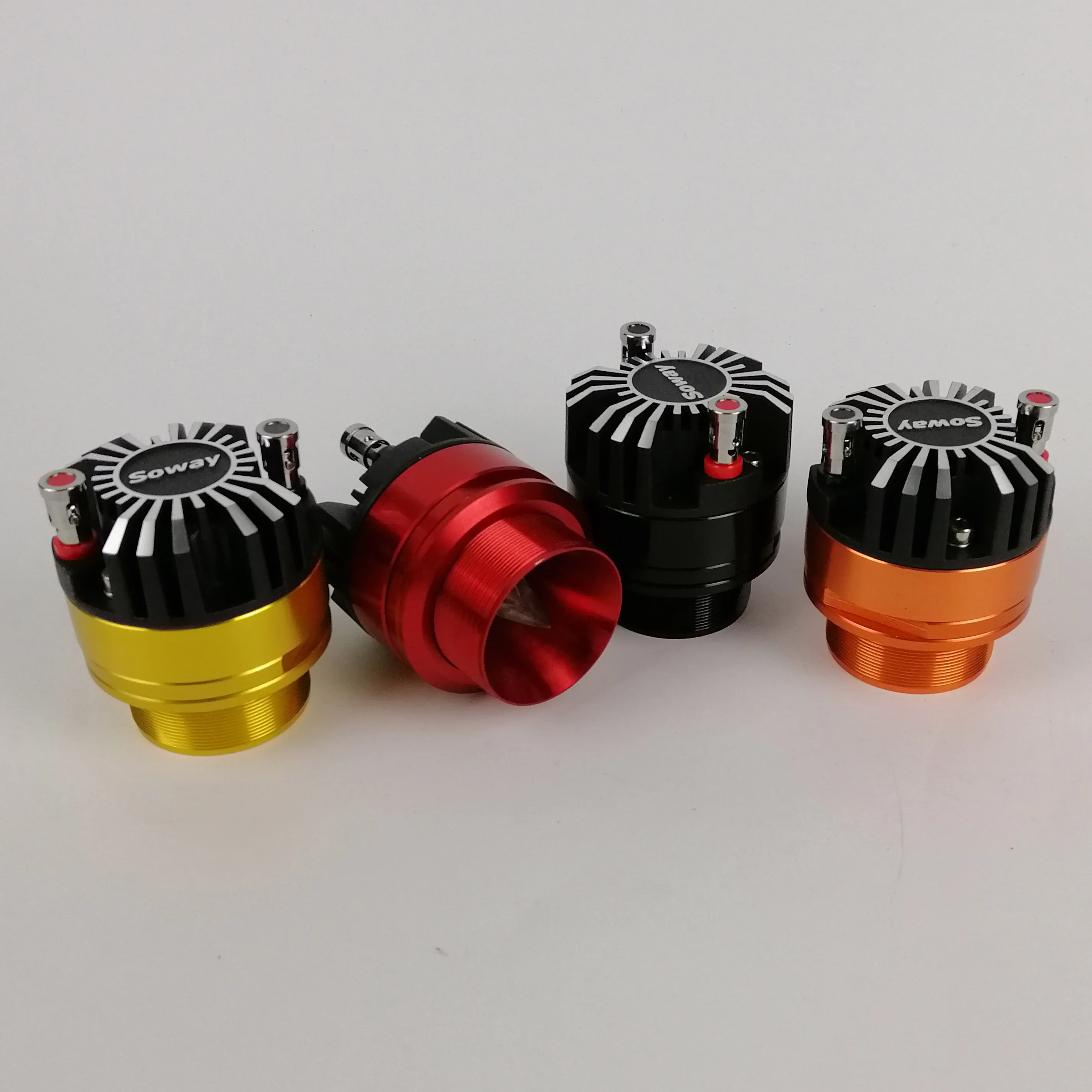 
 Цветной высокочастотный Высокочастотный динамик Soway 300 Вт TW-2526R красный алюминиевый Высокочастотный динамик  