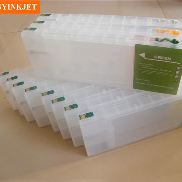 
 Совместим с Epson T6531-T6539 T653A T653B, многоразовый чернильный картридж для Epson Stylus Pro 4900 4910 с дуговыми чипами  