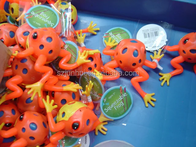 Lot De 2 Grenouilles à Presser En Plastique – Jouet Anti-stress Rigolo Avec Langue Qui Sort, Pour Fêtes, Décorations Et Cadeaux Humoristiques