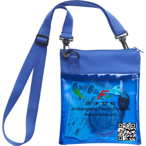 clear plastic crossbody