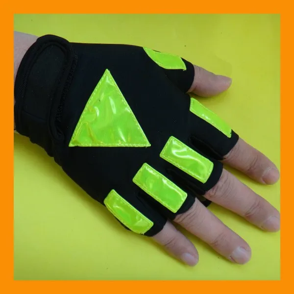 High Visibility Reflective Traffic Gloves Safety Control Road Guard Safety Gloves