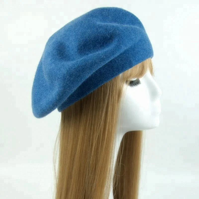 时尚艺术家定制帽子女性春季羊毛法国贝雷帽