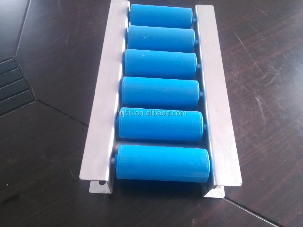 Portable PVC Manual Roller Conveyor 50mm Dia Rubber Belt Adjustable Speed for Manufacturing Plant Use Condition Plastic Material