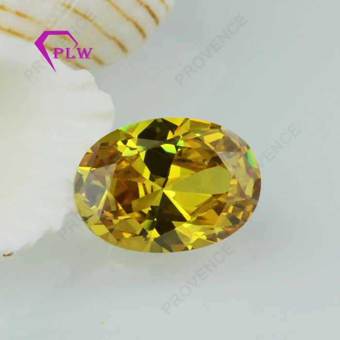 golden yellow wholesale oval cut zircon diamond stone - buy