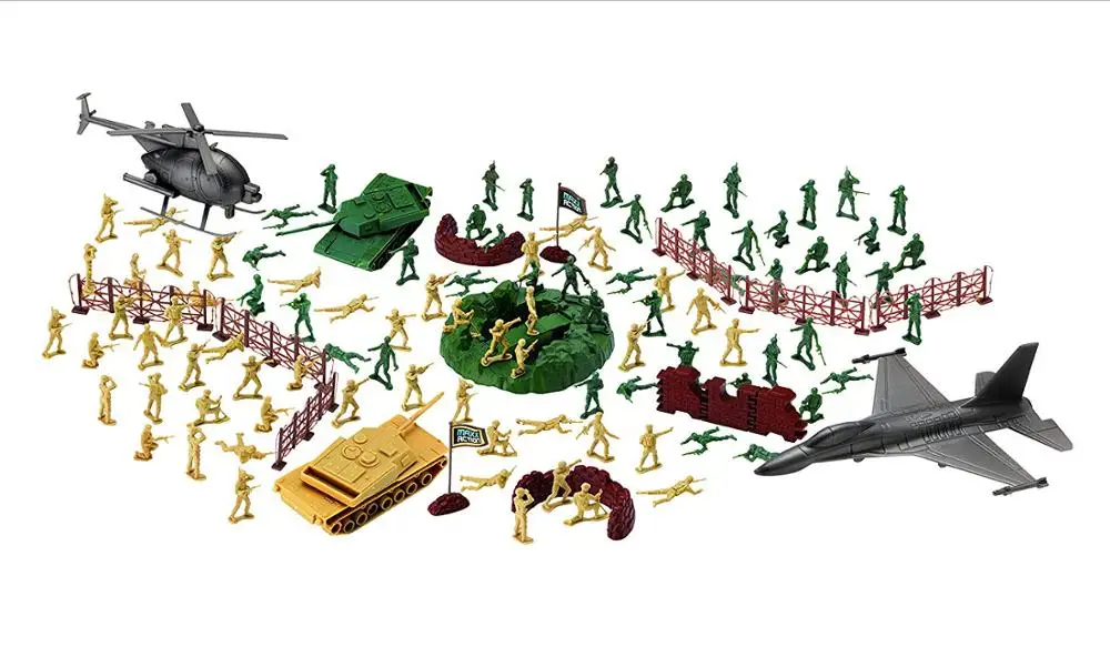 High-quality Custom Made Green Mini Soldiers Plastic Army Men Toy