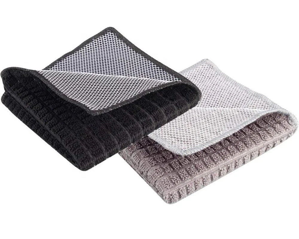 nylon mesh scrub net microfiber dish