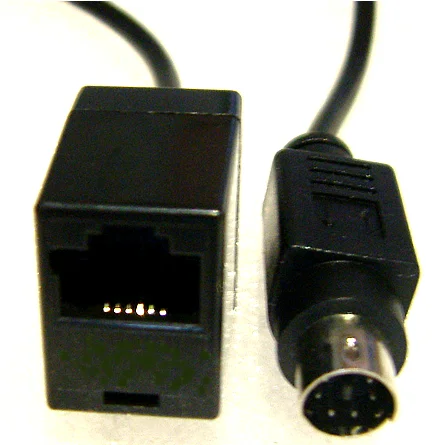 Custom Mini DIN to RJ12 6P6C 6 Pin Cable Pedals Shifter Cable PS2 to RJ12