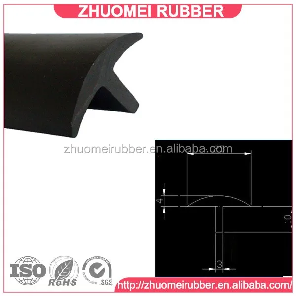 'T' Shaped Rubber Section 
