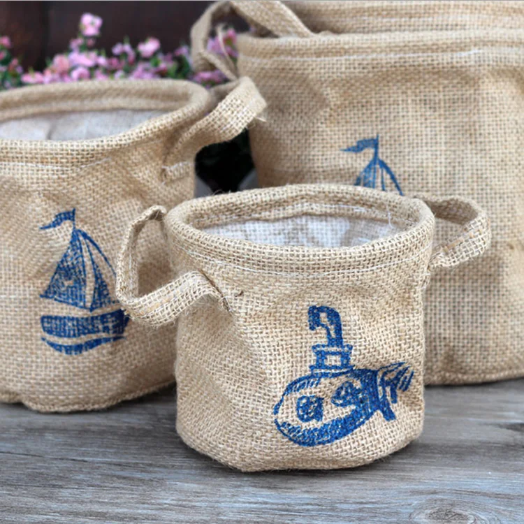 jute planter bolsas