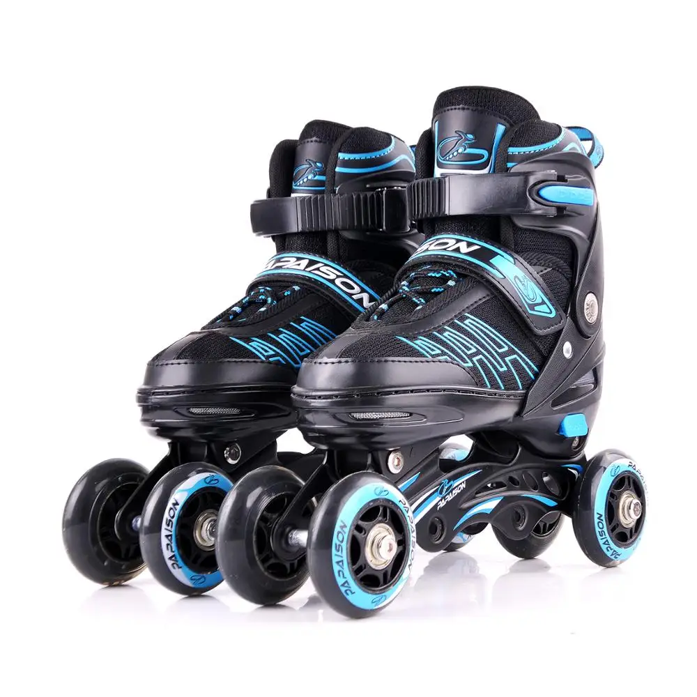 PAPAISON Factory Manufacture Professional Adjustable Sizes Durable Quad Roller Skates Shoes for Chidren