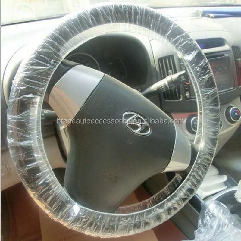 LDPE White Color Disposable Car Seat Cover for Front Seat Plastic Car Seat Covers