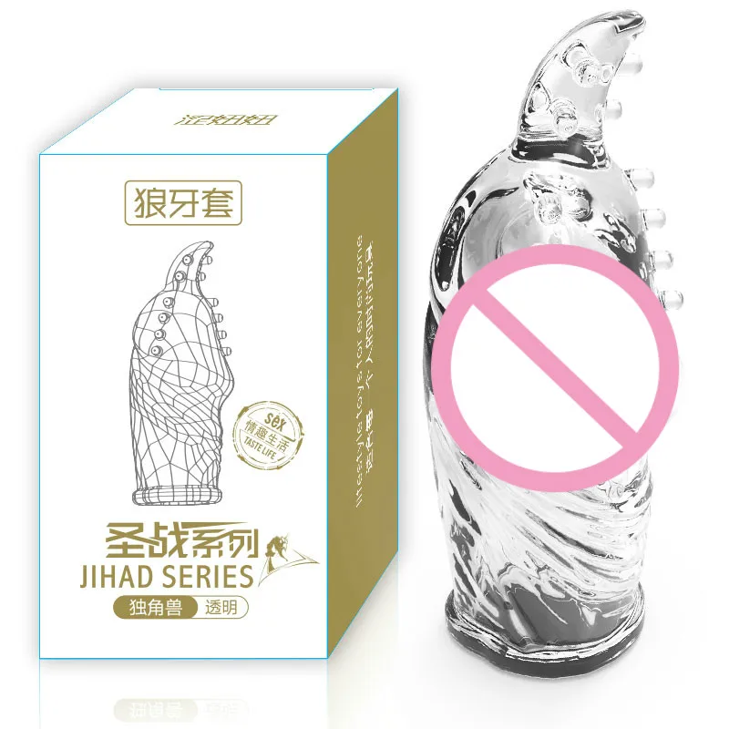 Male Cock Ring Delay Ejaculation Soft TPE Plastic Penis Condom  Sleevepenis Extension Sleeve for Men