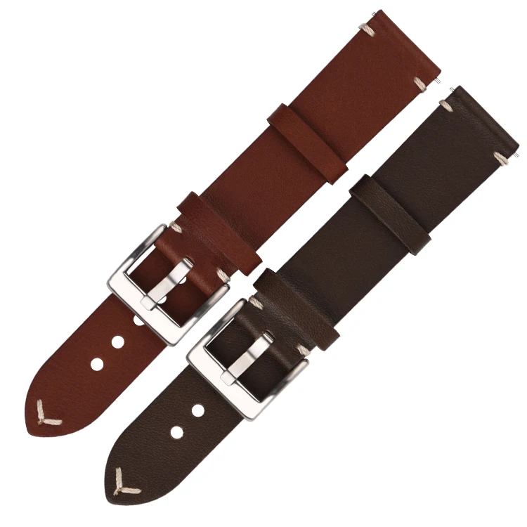 High Quality Leather Watch Strap 22mm Luxury Watch Strap Leather Buy