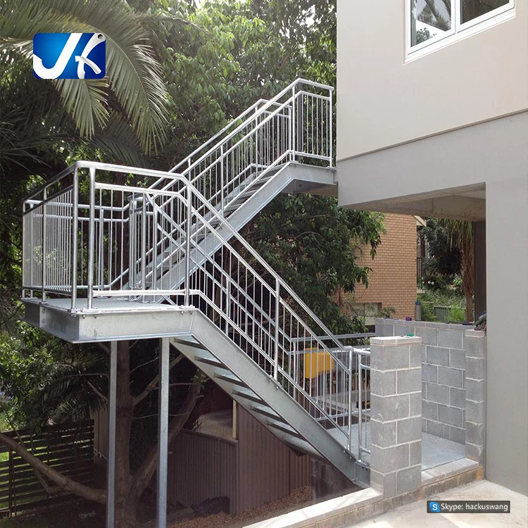 Galvanized Outdoor Light Type Steel Structure Stair for Workshop Application