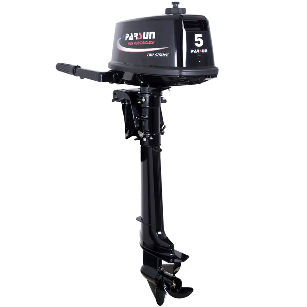 TC5BMS 5HP 2 Stroke Short Shaft Tiller Handle Outboard