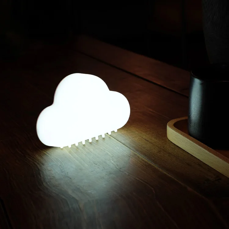 Magnetic Portable Cloud Sensor LED Night Lamp ABS Body for Hotel Use Sensor Control