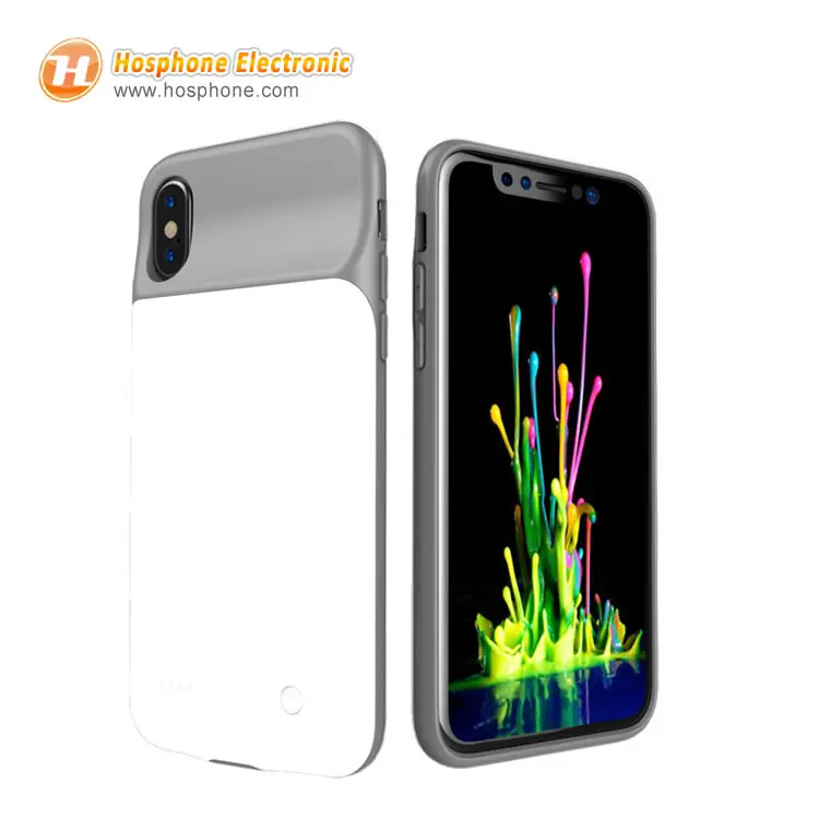 Ультратонкий чехол для аккумулятора 3200 мАч внешнее резервное зарядное устройство чехол для внешнего аккумулятора с AUX для iphone x