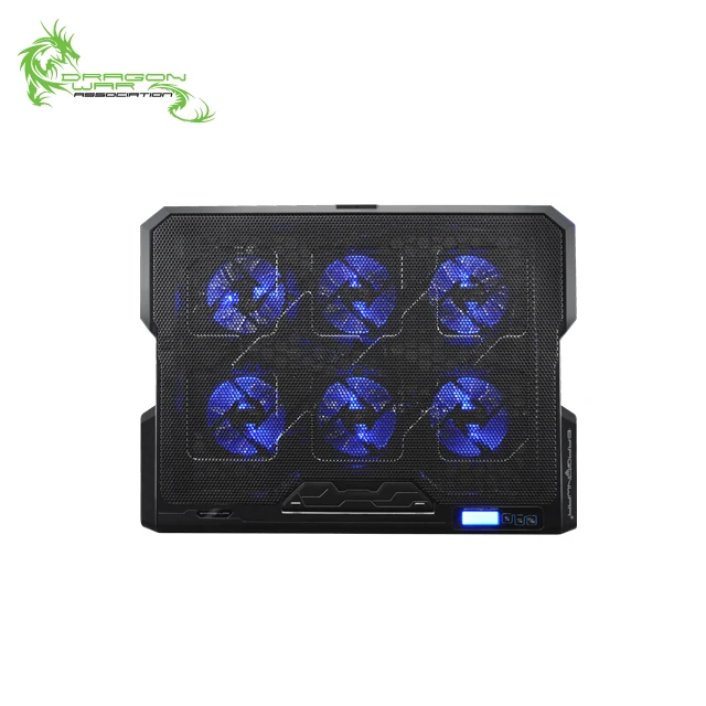 
 Лучшая Продажа Портативный модель max 6 вентиляторов 17 дюймов ноутбук с 2 портами (стандарт концентратор светодиодной вспышки ЖК-экрана экран кулер  