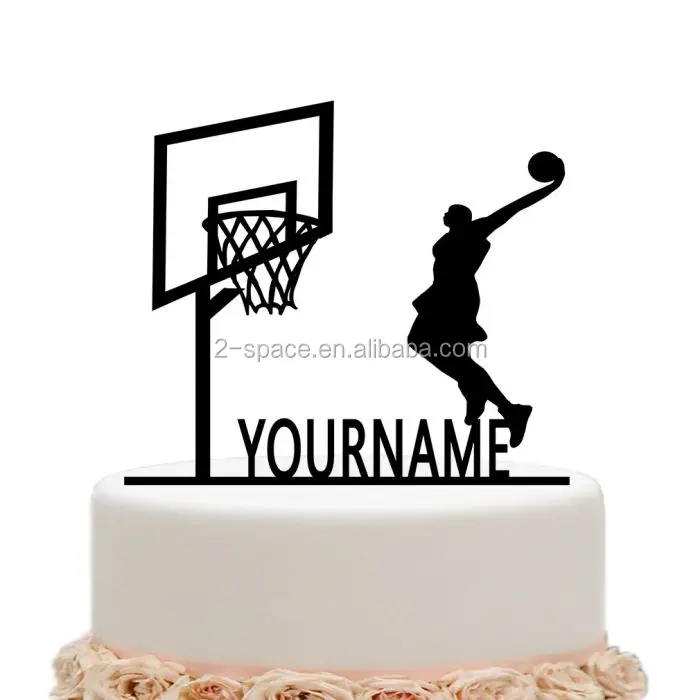 Basketball Birthday Cake Name  Basketball Cake Toppers Printable - 5pcs  Theme Happy - Aliexpress