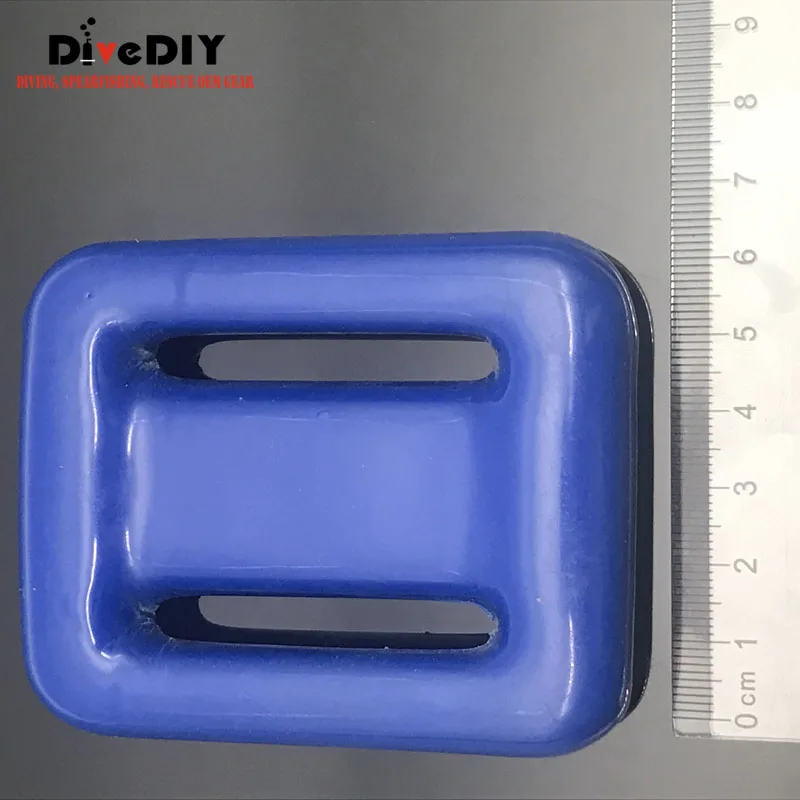 Свинцовый вес с резиновым покрытием для дайвинга с бесплатным погружением на 1 кг-2 кг