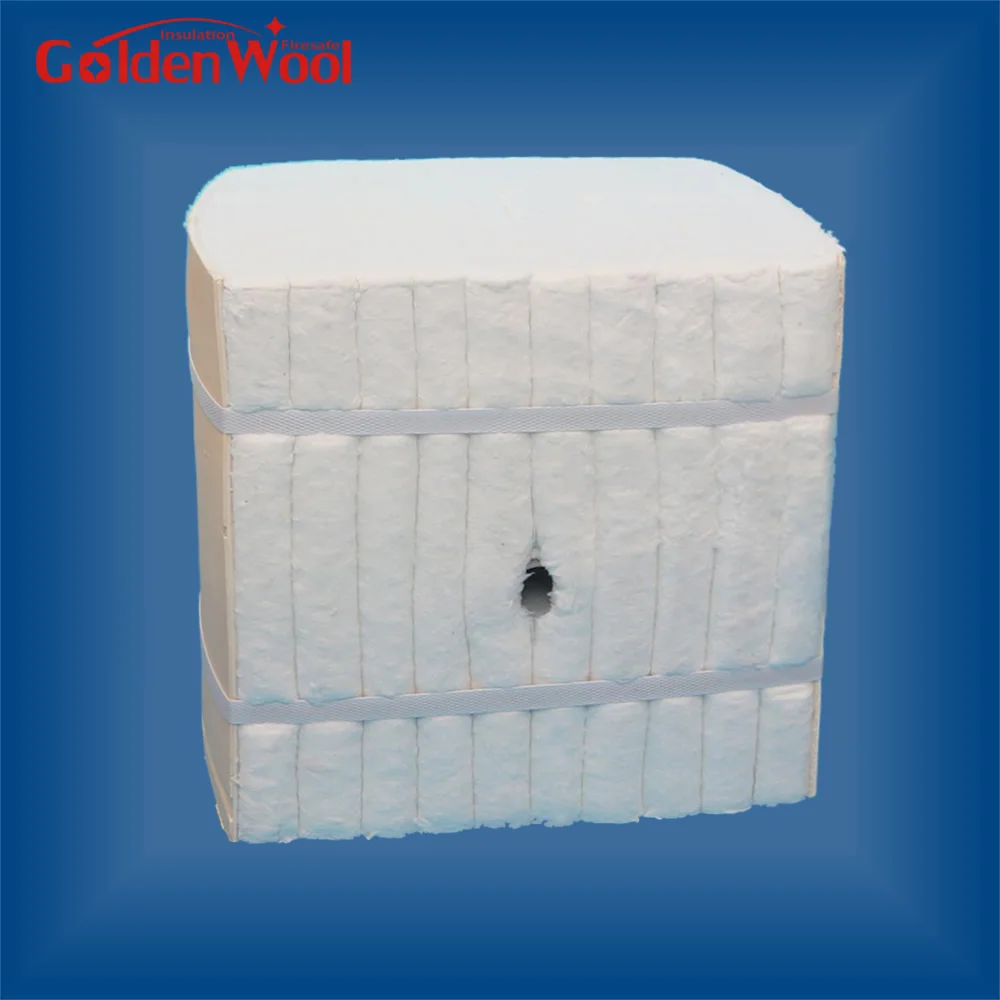 Cheap Wool Felt Block Thermal Insulation Block Ceramic Fiber Module Bulk Price