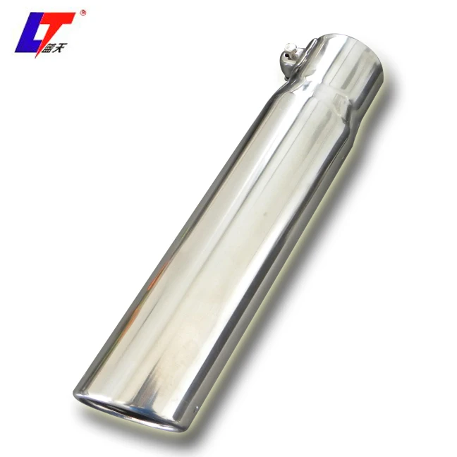 Chromed Pipe Stack Curved Stack Exhaust Muffler Tips /pipe Stack Chrome