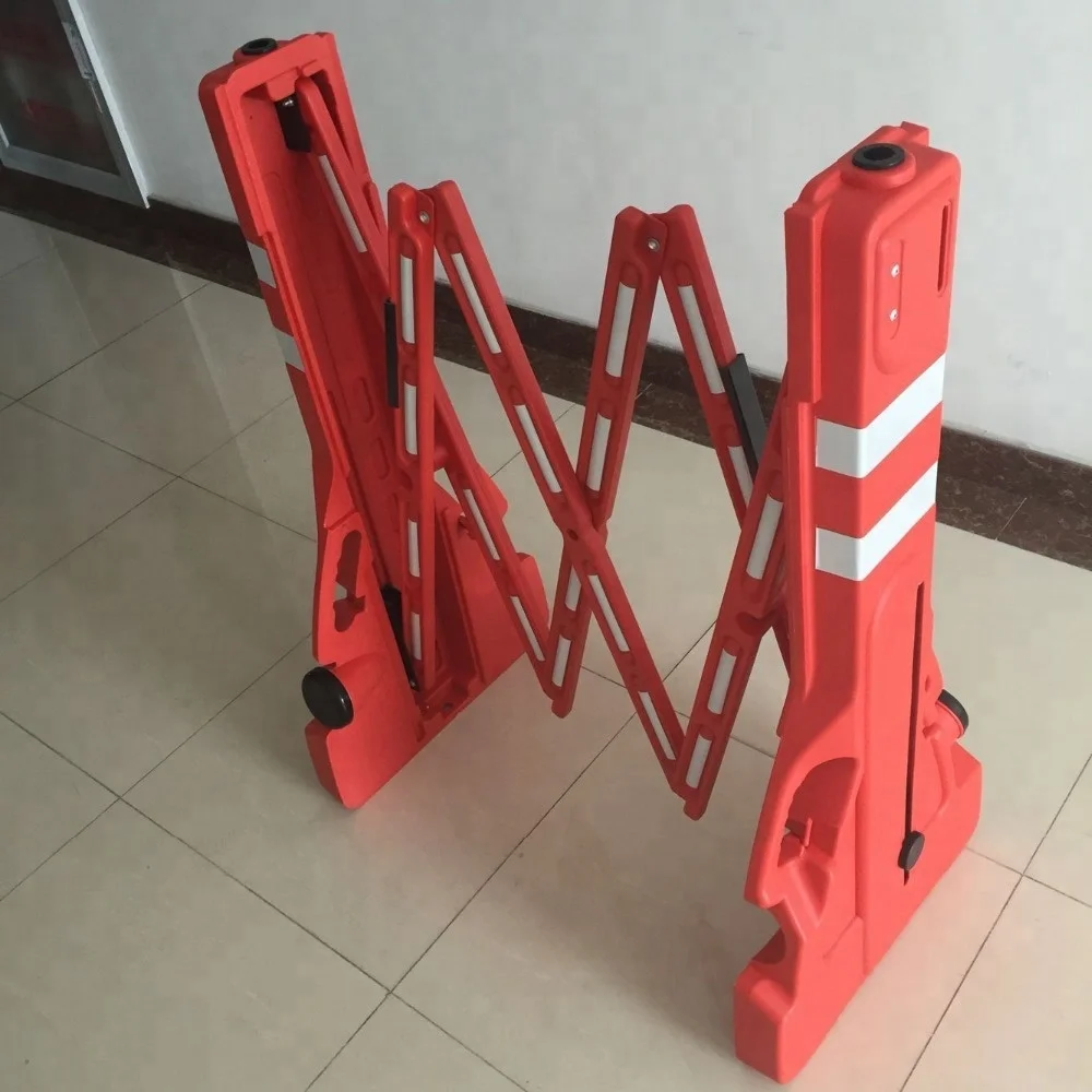 Plastic Road Safety Barrier Colorful Expandable Safety Barrier Outdoor