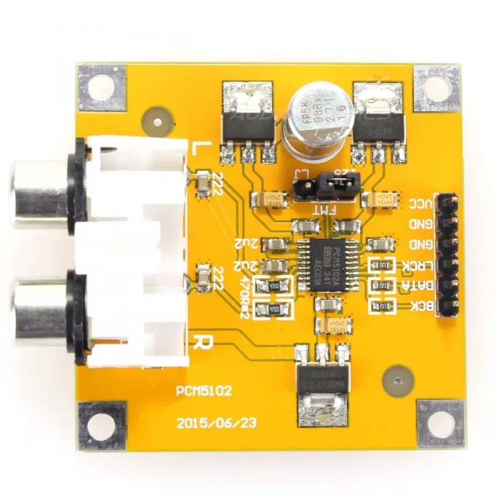 PCM5102A DAC Decoder Module 32-bit For Raspberry Pi & I2S Audio Projects 7 thumbnail image