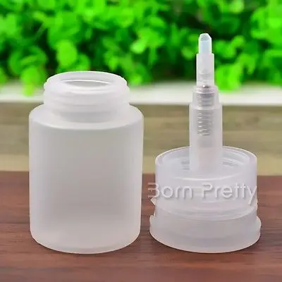 1Pc Transparent Nail Art Polish Liquid Container Pump Dispenser Bottle 23014