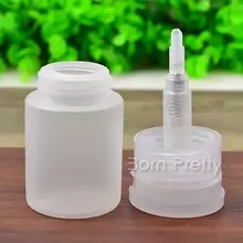 1Pc Transparent Nail Art Polish Liquid Container Pump Dispenser Bottle #23014