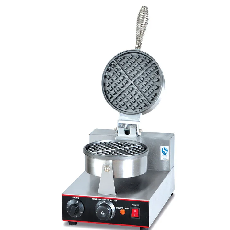 waffle maker with stainless steel plates