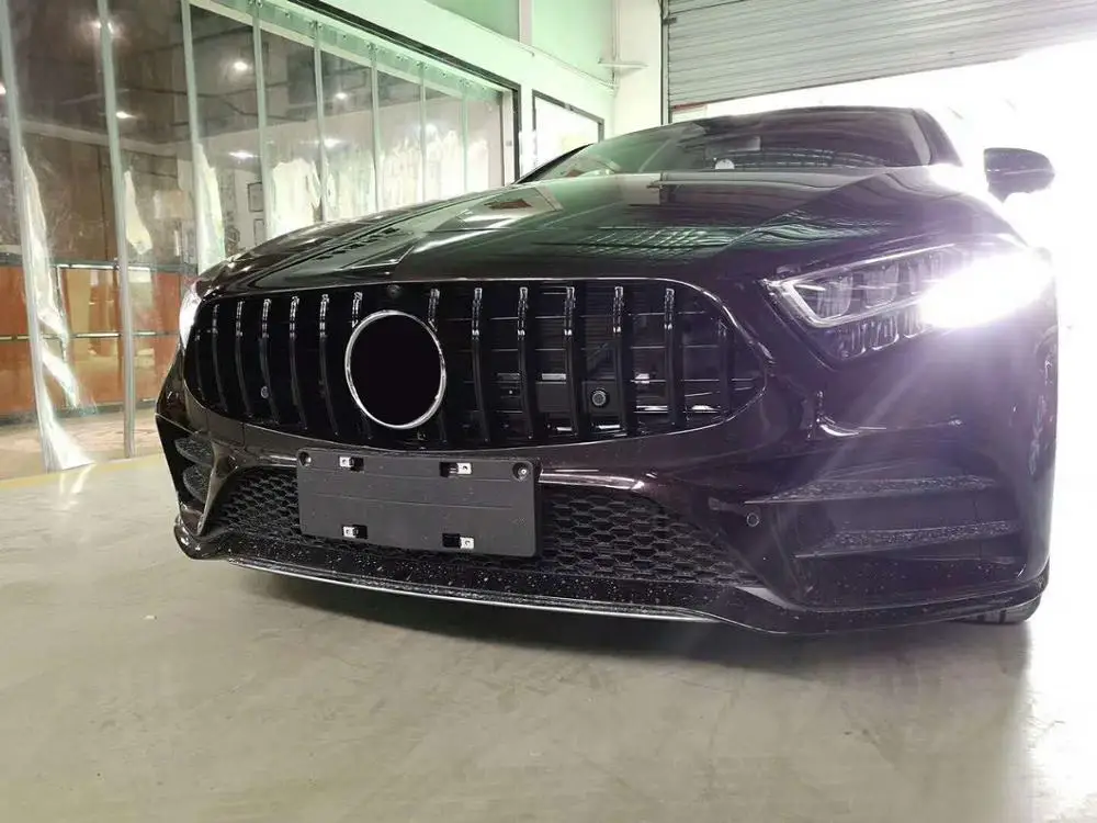 AMG フロントグリル ブラック メルセデスベンツ CLS400 CLS450 CLS500 CLS550 CLS53 AMG 18-19用